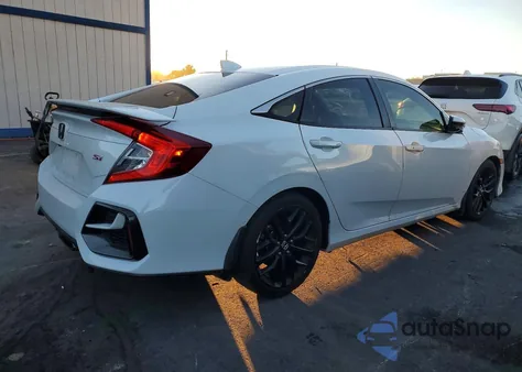2020 Honda Civic Si из США, поврежденный, VIN 2HGFC1E50LH702171